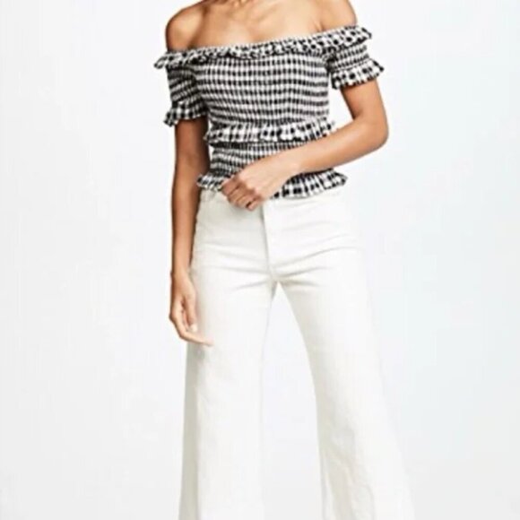 ๐NWT Anthropologie Moon River Gingham Top // Size M // Rare/Hard to Find! ๐ - Picture 1 of 7